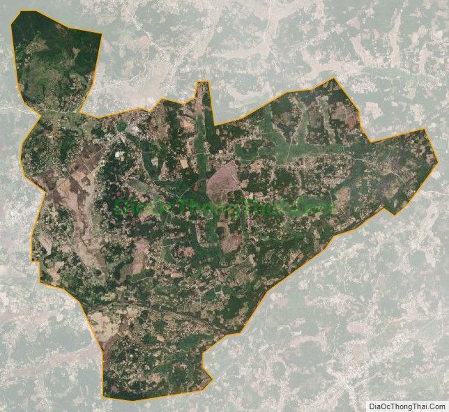 Bản đồ vệ tinh xã Quế Châu, huyện Quế Sơn