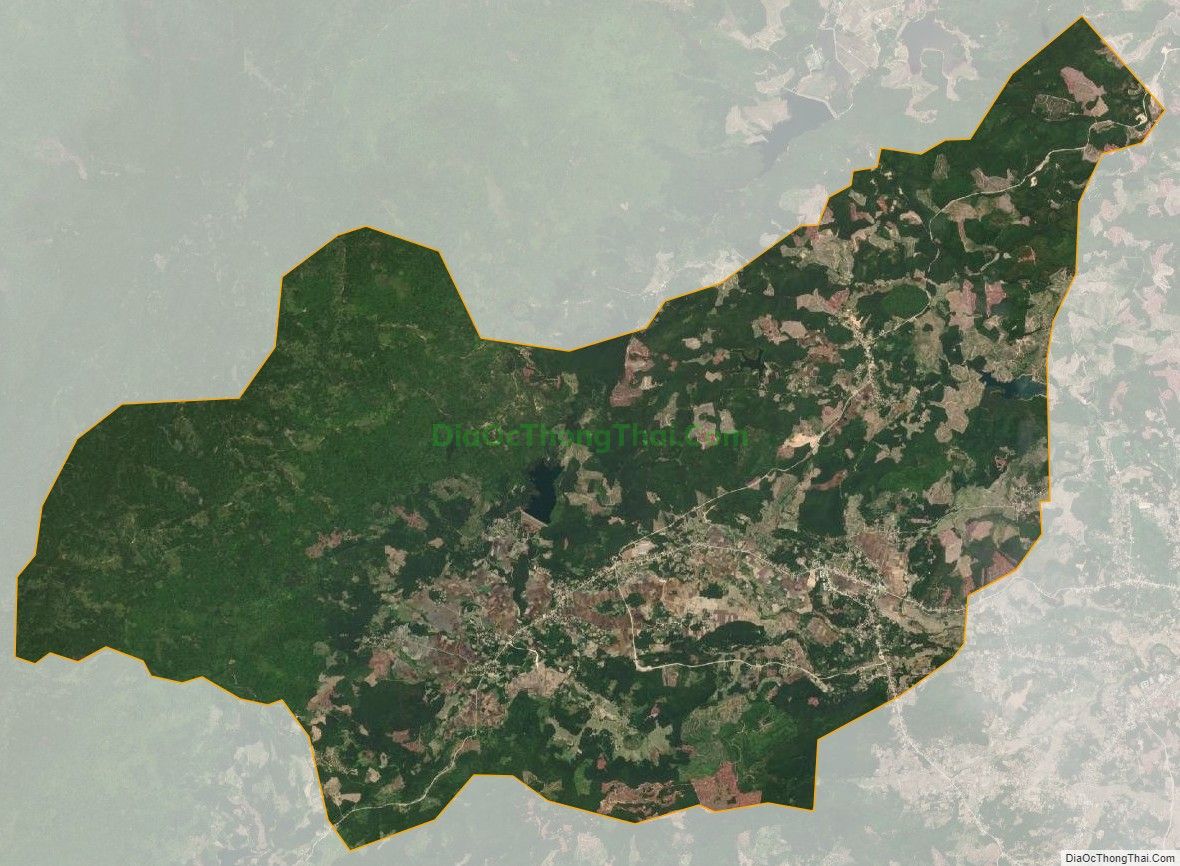 Bản đồ vệ tinh xã Quế Hiệp, huyện Quế Sơn