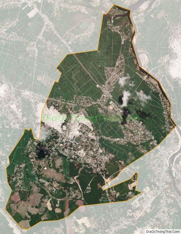 Bản đồ vệ tinh xã Quế Phú, huyện Quế Sơn