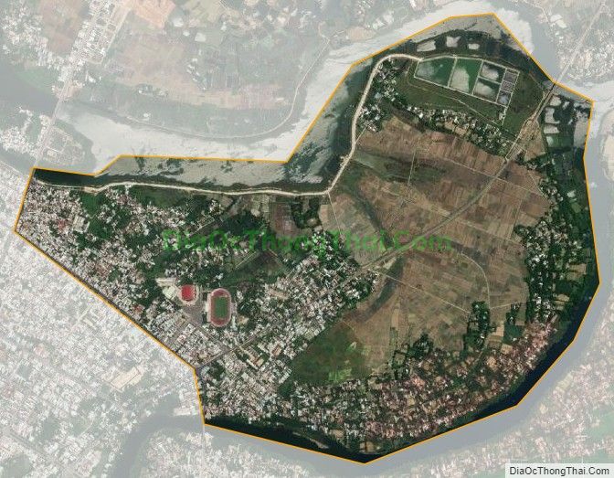 Bản đồ vệ tinh phường Hòa Hương, thành phố Tam Kỳ