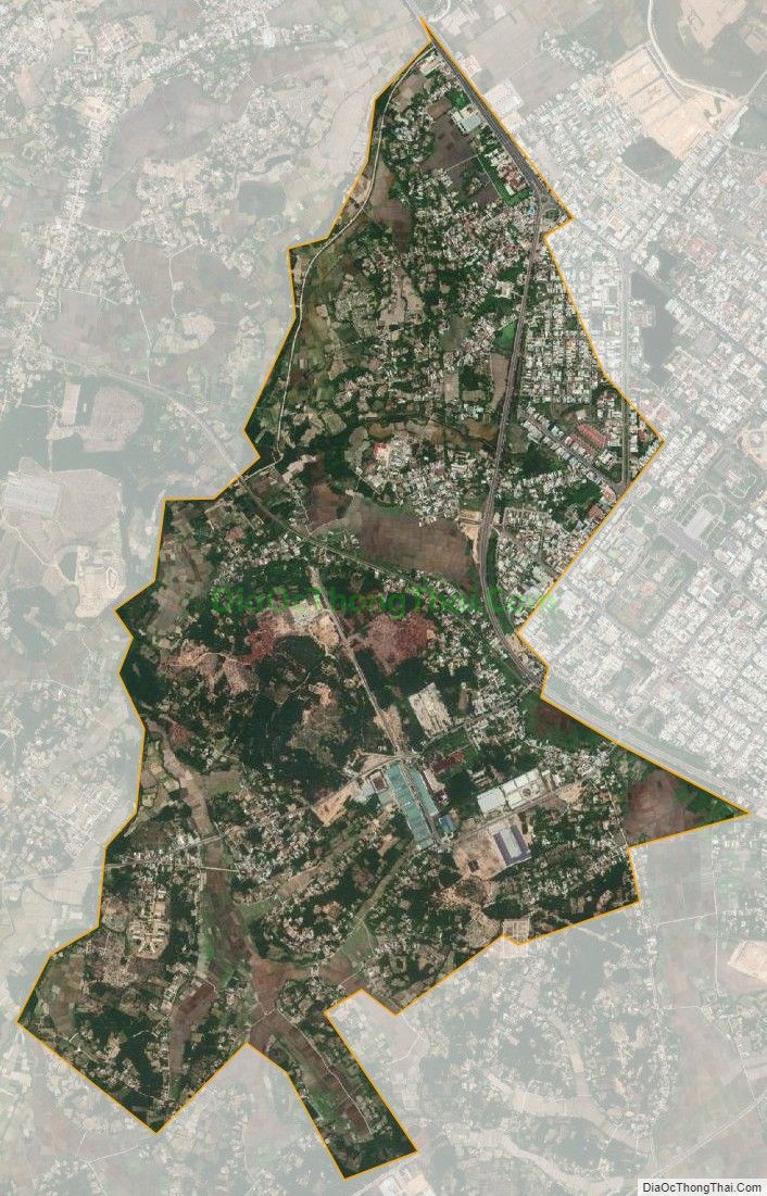 Bản đồ vệ tinh phường Hòa Thuận, thành phố Tam Kỳ