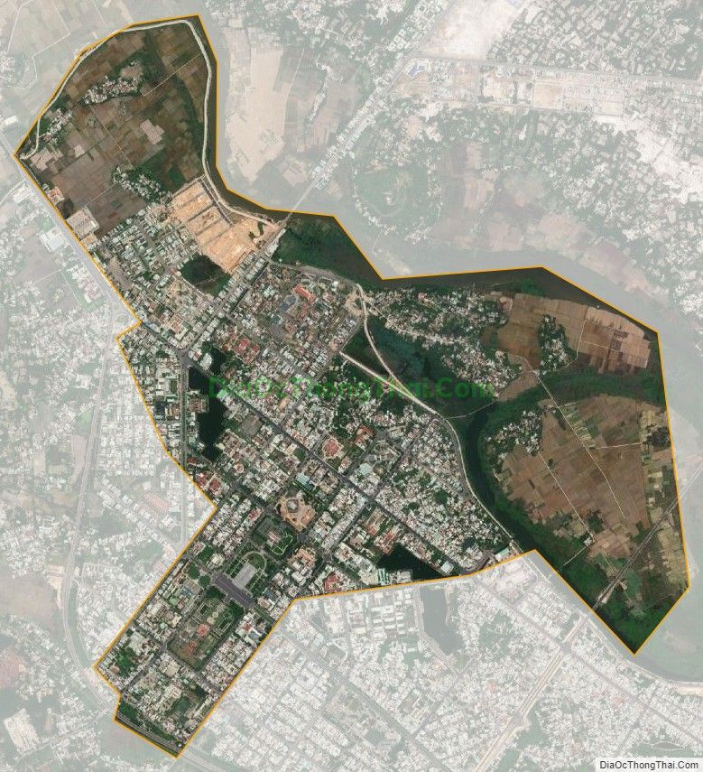 Bản đồ vệ tinh phường Tân Thạnh, thành phố Tam Kỳ