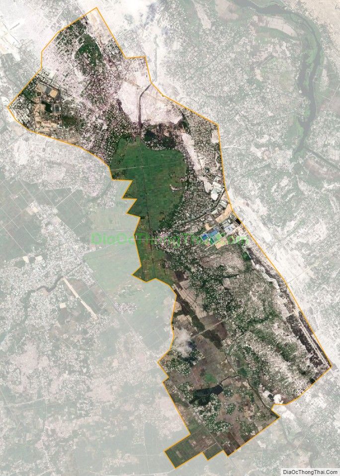 Bản đồ vệ tinh xã Bình Phục, huyện Thăng Bình
