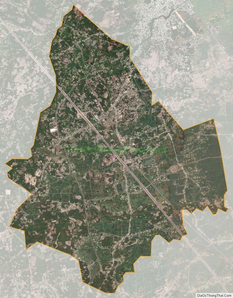 Bản đồ vệ tinh xã Bình Quý, huyện Thăng Bình