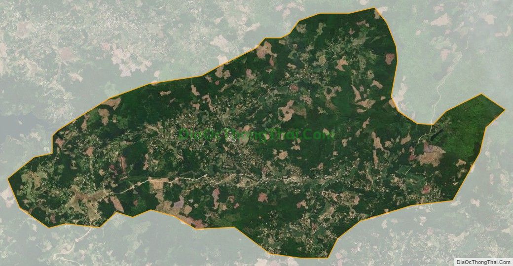 Bản đồ vệ tinh xã Tiên Sơn, huyện Tiên Phước