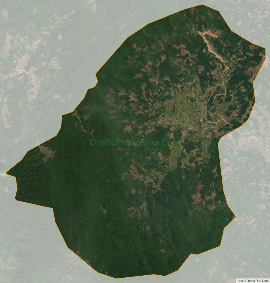 Bản đồ vệ tinh xã Ba Điền, huyện Ba Tơ
