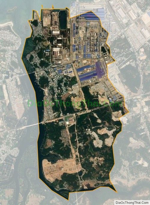 Bản đồ vệ tinh xã Bình Đông, huyện Bình Sơn