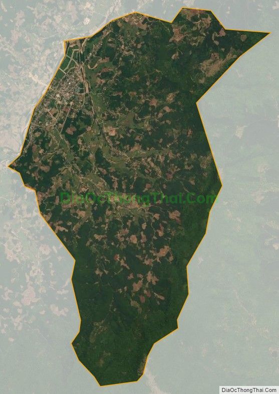 Bản đồ vệ tinh xã Long Hiệp, huyện Minh Long