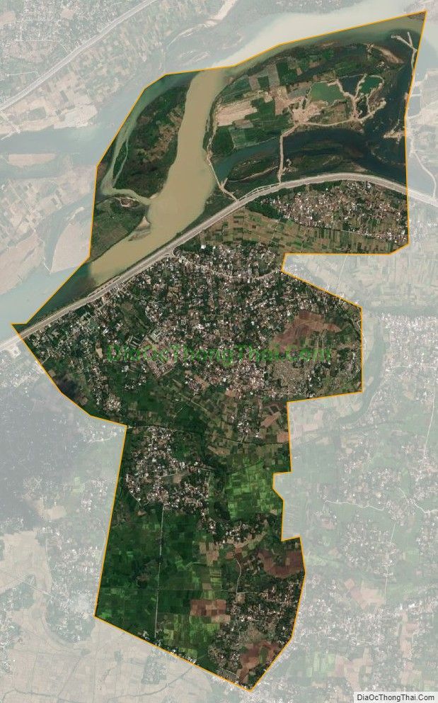 Bản đồ vệ tinh xã Nghĩa Dũng, thành phố Quảng Ngãi