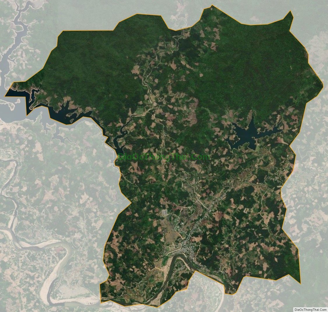 Bản đồ vệ tinh Thị trấn Di Lăng, huyện Sơn Hà
