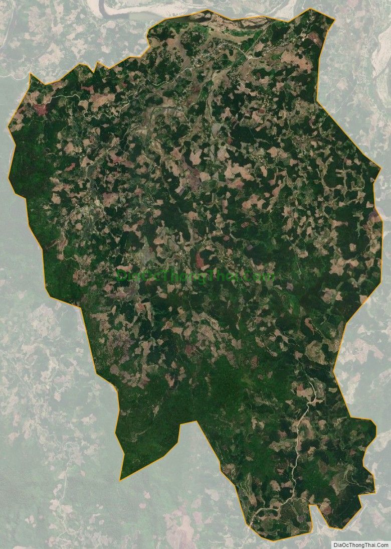 Bản đồ vệ tinh xã Sơn Thượng, huyện Sơn Hà