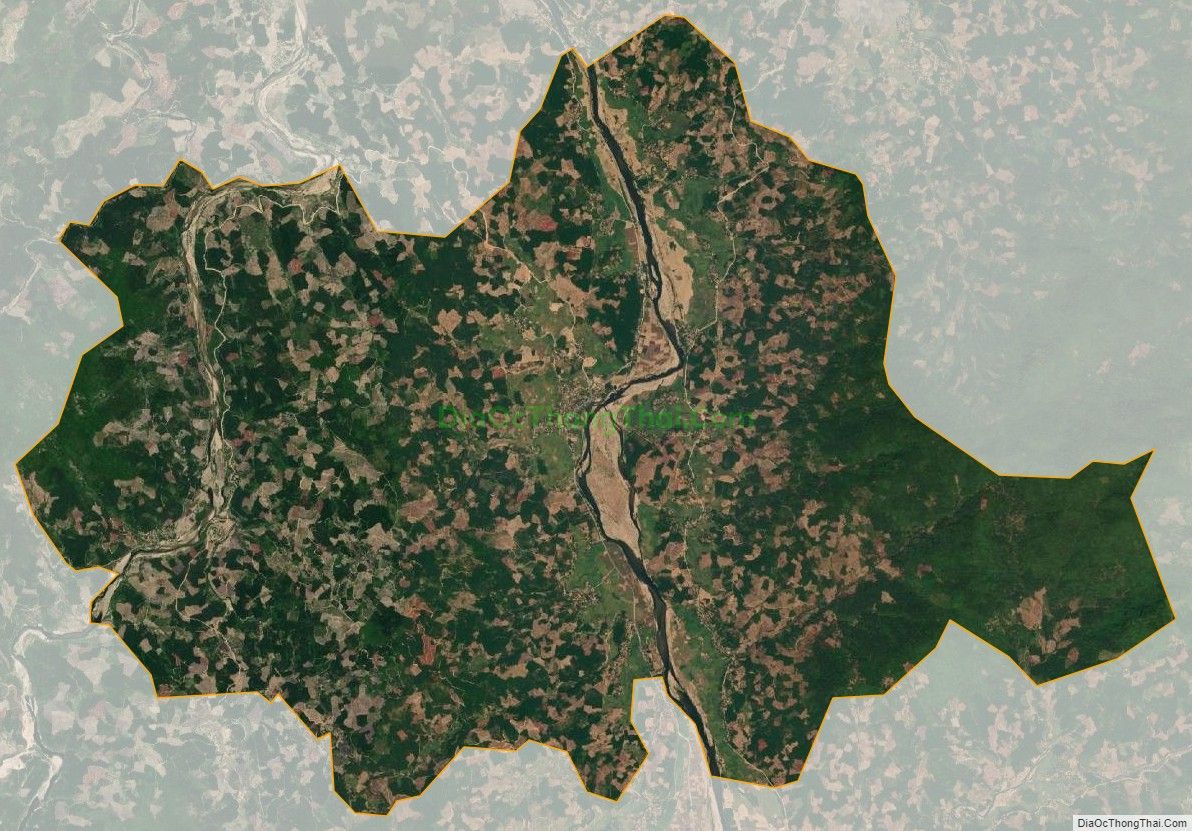 Bản đồ vệ tinh xã Sơn Thủy, huyện Sơn Hà
