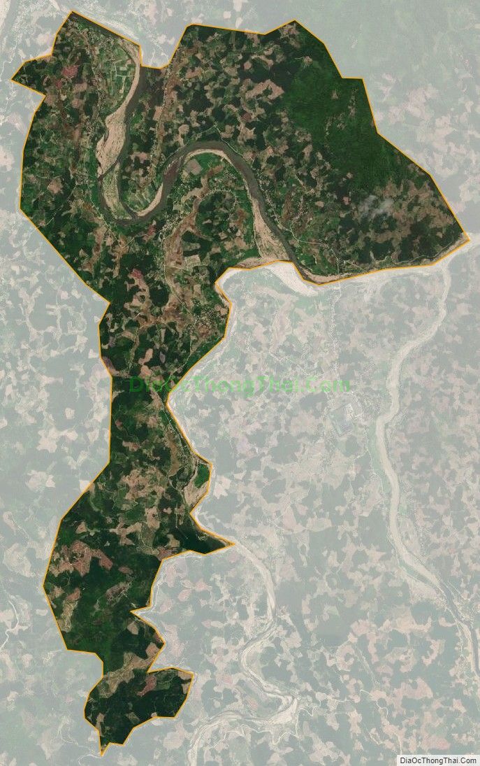 Bản đồ vệ tinh xã Sơn Trung, huyện Sơn Hà