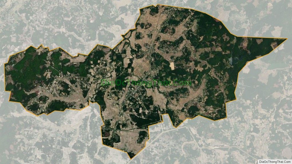 Bản đồ vệ tinh xã Tịnh Trà, huyện Sơn Tịnh