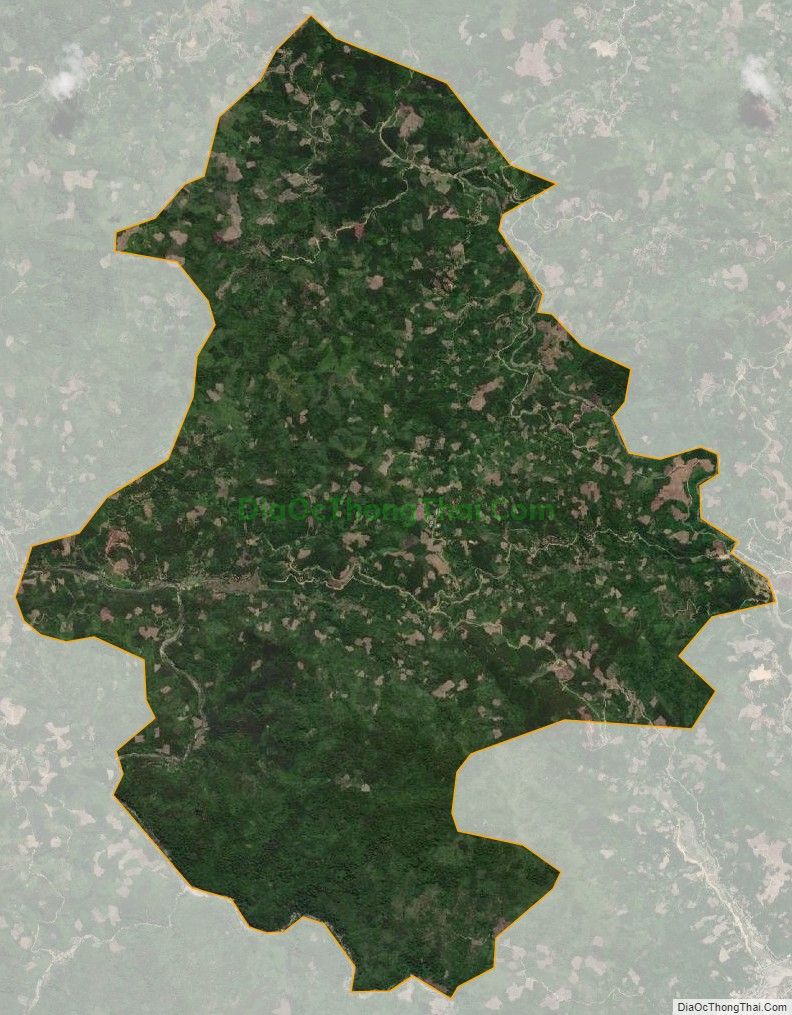 Bản đồ vệ tinh xã Trà Khê (cũ), huyện Tây Trà