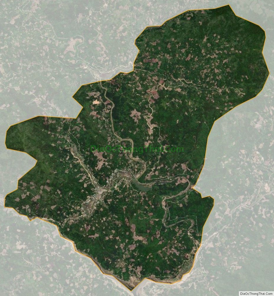 Bản đồ vệ tinh xã Trà Phong (cũ), huyện Tây Trà