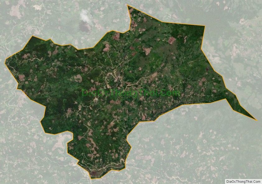 Bản đồ vệ tinh xã Trà Quân (cũ), huyện Tây Trà
