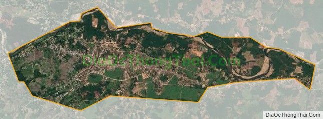 Bản đồ vệ tinh Thị trấn Trà Xuân, huyện Trà Bồng