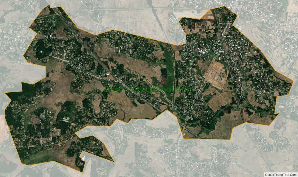 Bản đồ vệ tinh xã Nghĩa Điền, huyện Tư Nghĩa