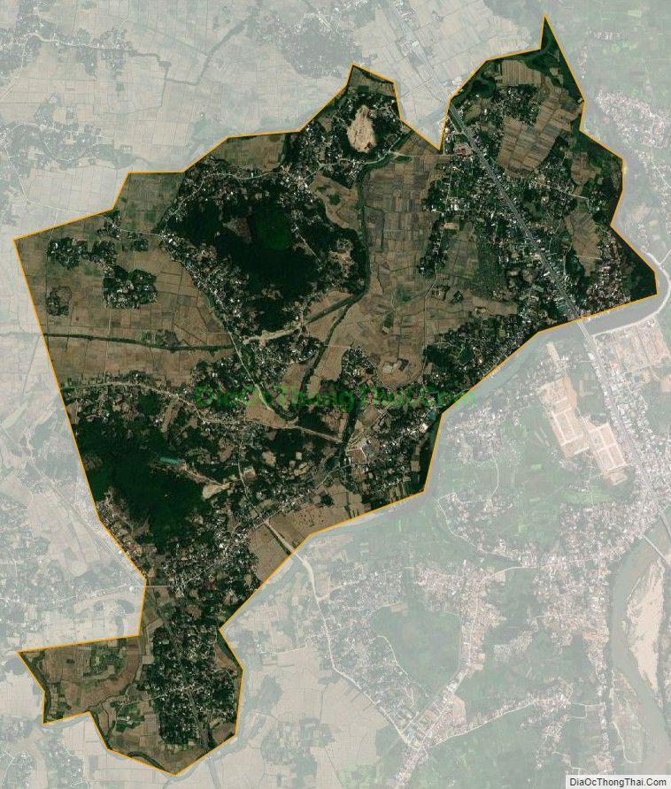 Bản đồ vệ tinh xã Nghĩa Phương, huyện Tư Nghĩa