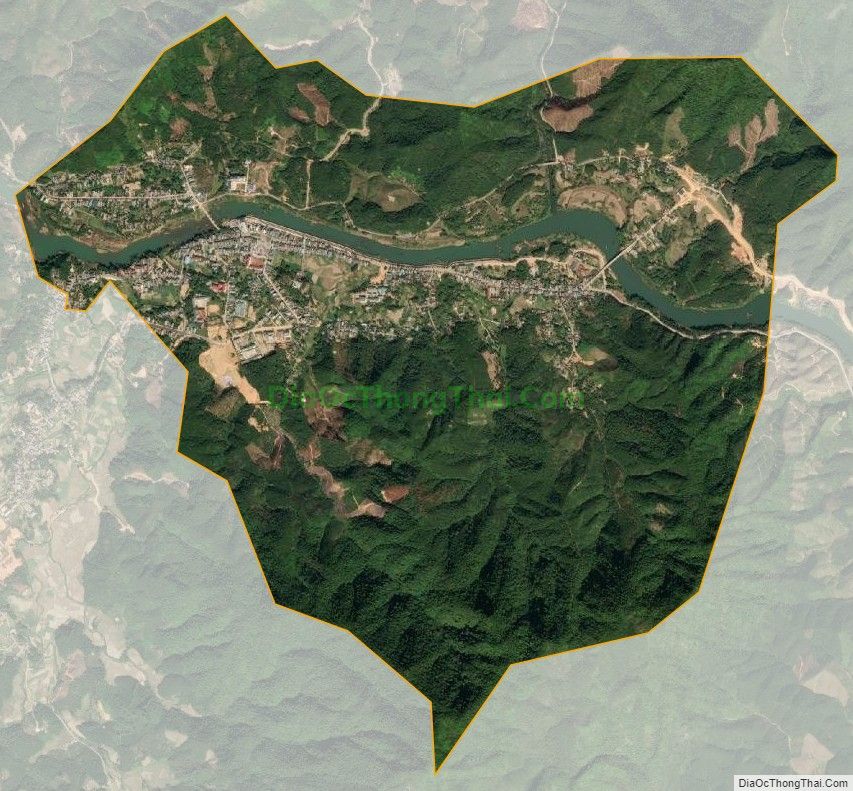 Bản đồ vệ tinh Thị trấn Ba Chẽ, huyện Ba Chẽ