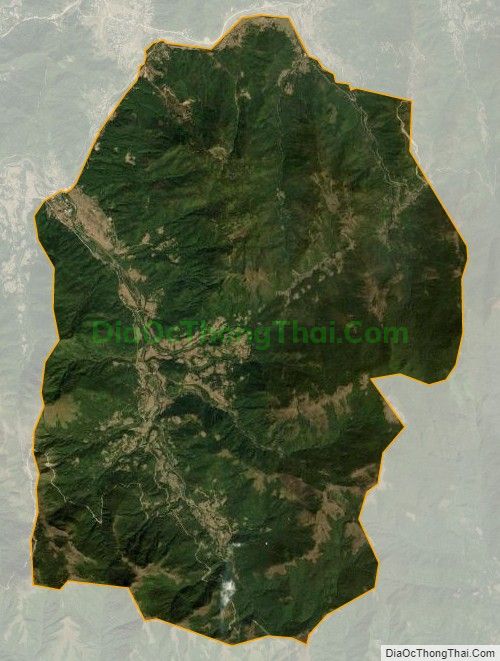 Bản đồ vệ tinh xã Đồng Văn, huyện Bình Liêu