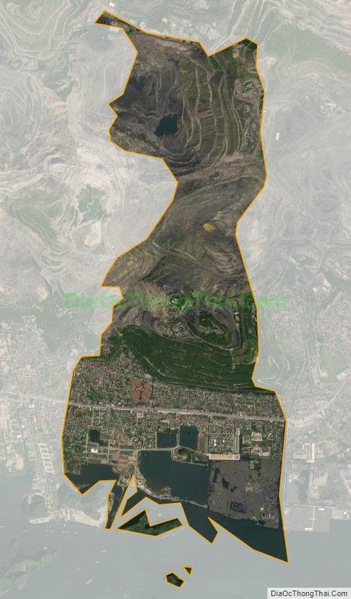 Bản đồ vệ tinh phường Cẩm Sơn, thành phố Cẩm Phả