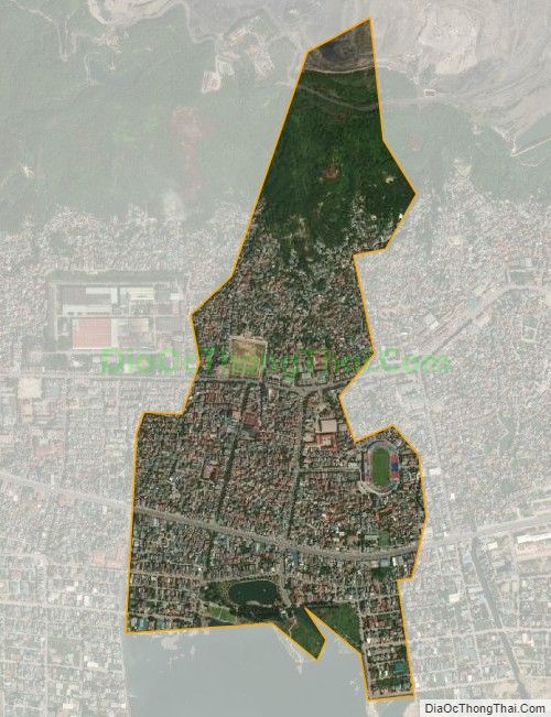 Bản đồ vệ tinh phường Cẩm Trung, thành phố Cẩm Phả
