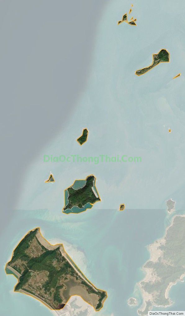 Bản đồ vệ tinh xã Đồng Tiến, huyện Cô Tô