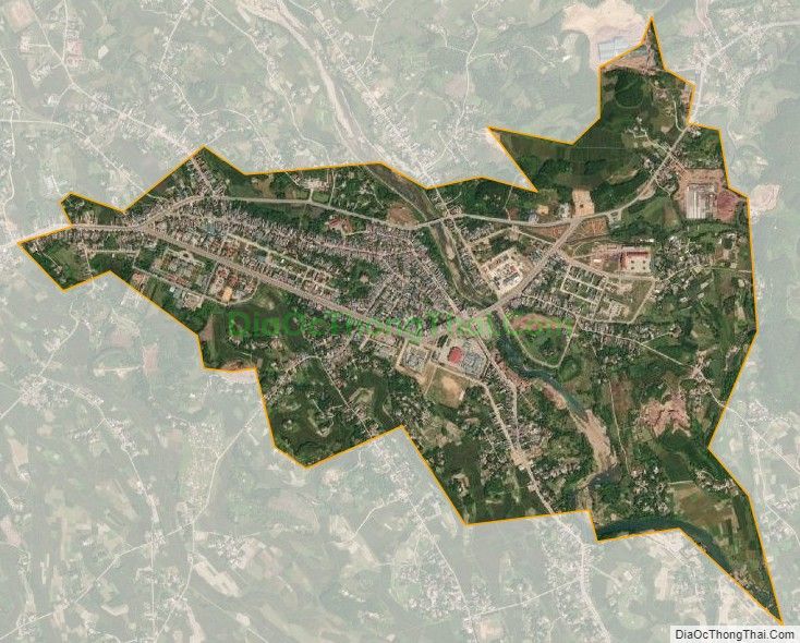 Bản đồ vệ tinh Thị trấn Đầm Hà, huyện Đầm Hà