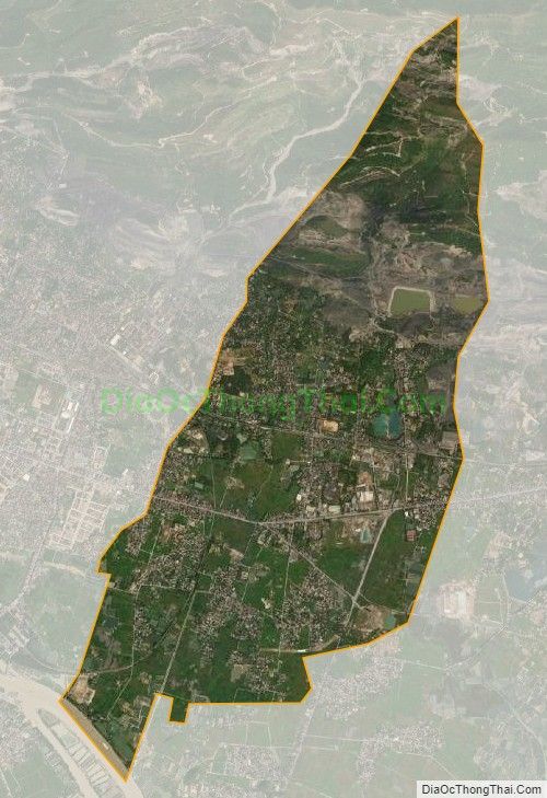 Bản đồ vệ tinh phường Yên Thọ, thị xã Đông Triều