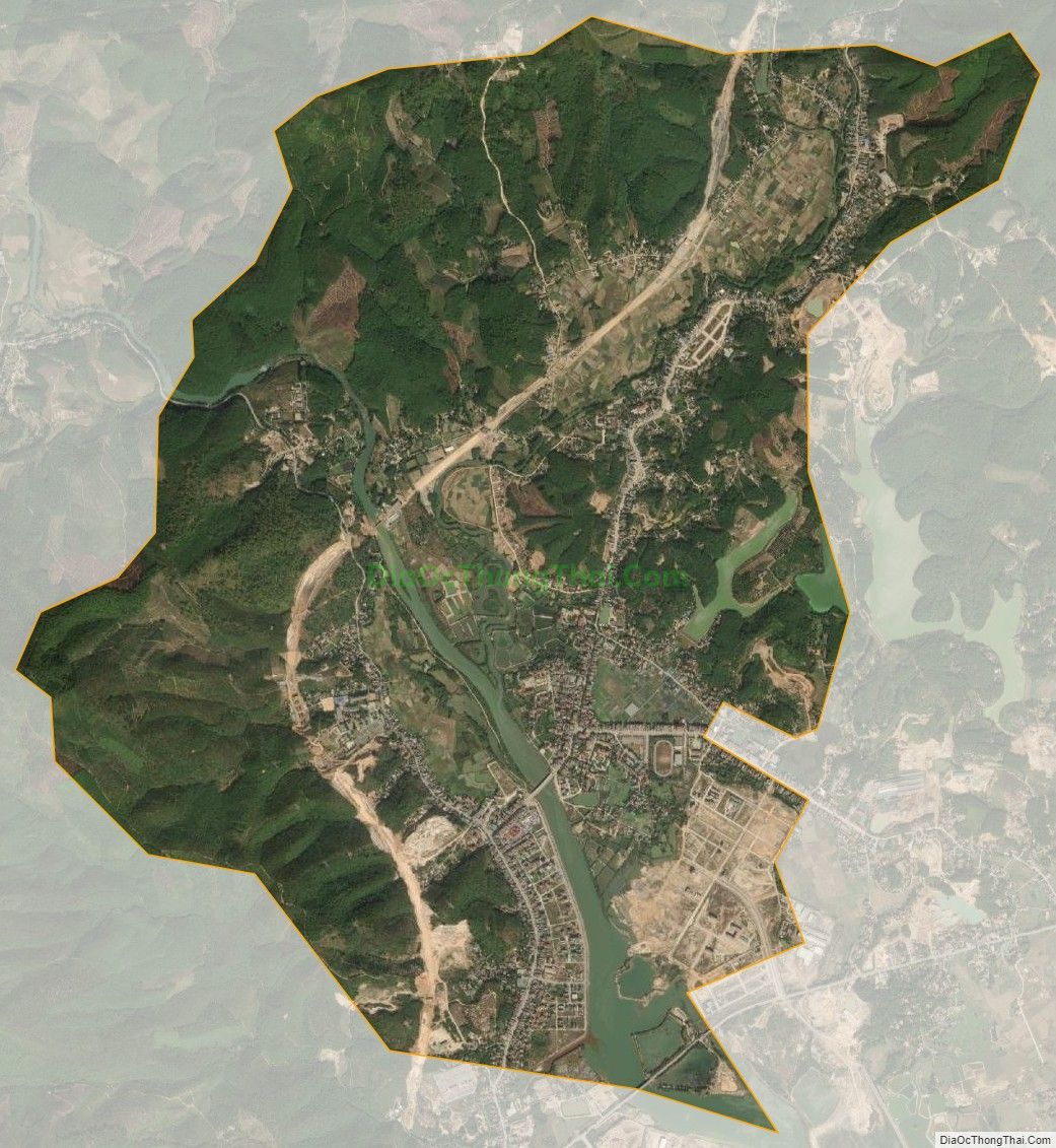Bản đồ vệ tinh Thị trấn Trới (cũ), huyện Hoành Bồ
