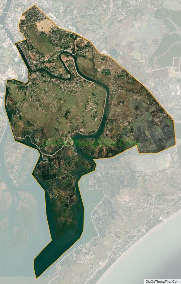 Bản đồ vệ tinh xã Hải Xuân, thành phố Móng Cái