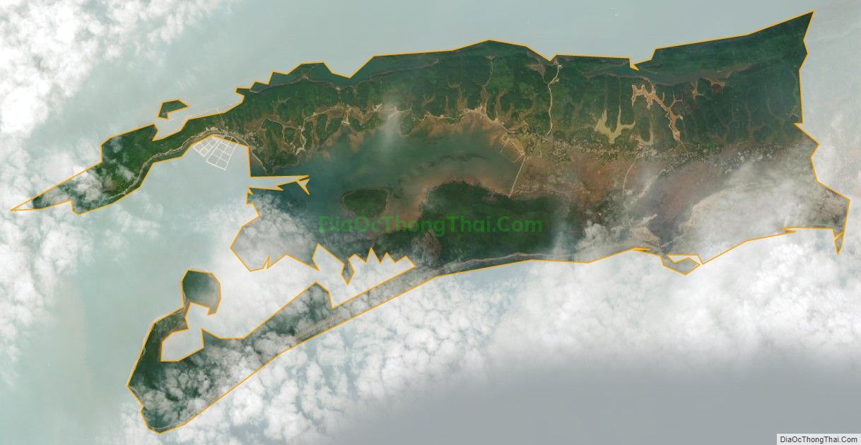 Bản đồ vệ tinh xã Vĩnh Trung, thành phố Móng Cái