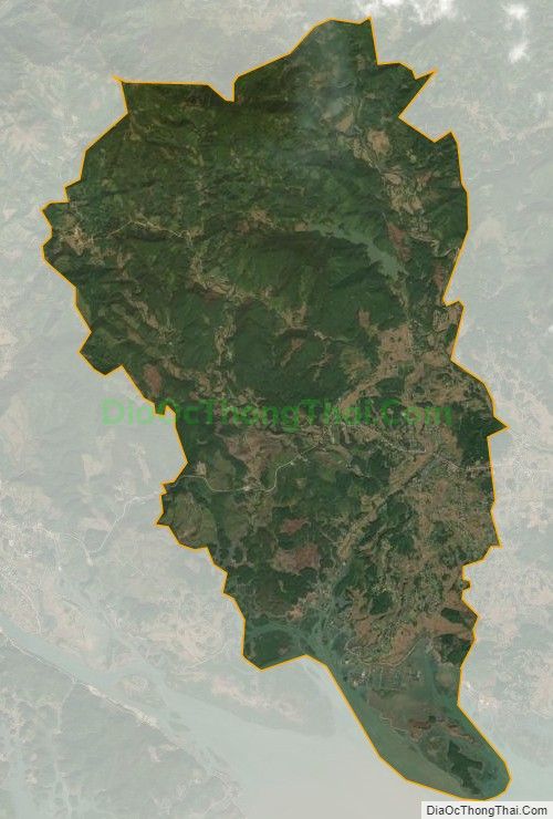 Bản đồ vệ tinh xã Đông Ngũ, huyện Tiên Yên