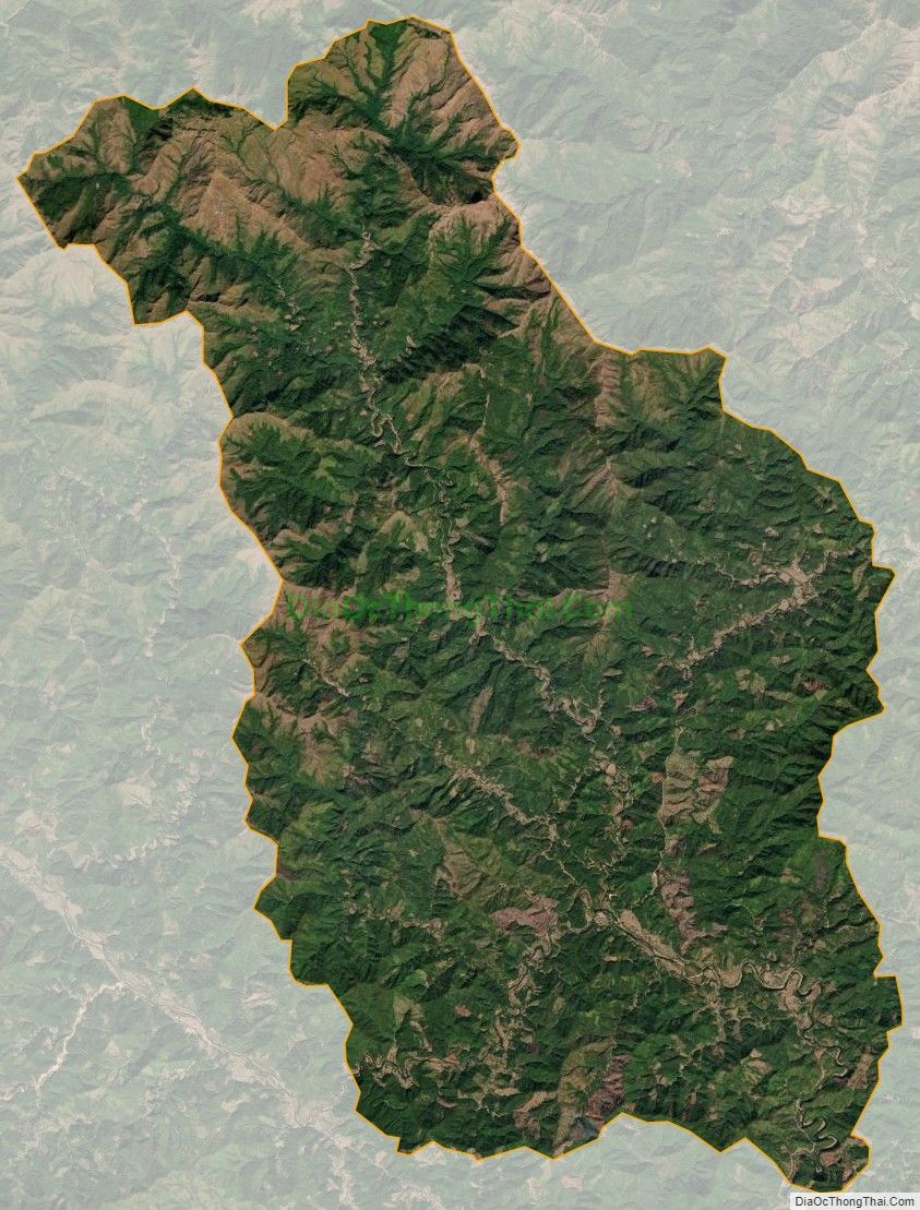 Bản đồ vệ tinh xã Hà Lâu, huyện Tiên Yên