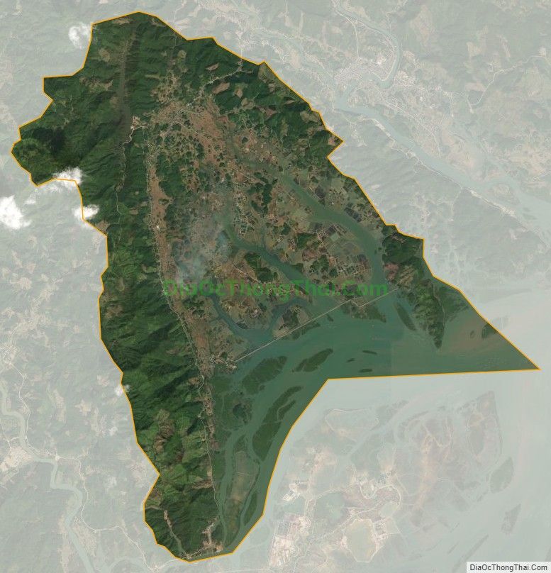 Bản đồ vệ tinh xã Hải Lạng, huyện Tiên Yên