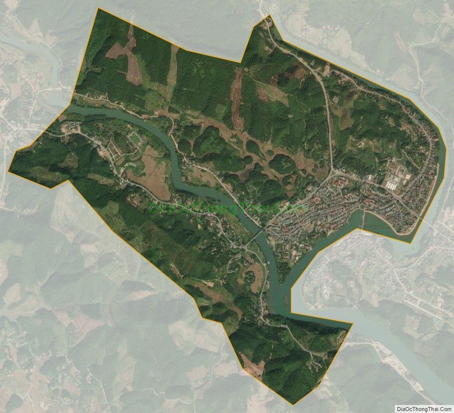Bản đồ vệ tinh Thị trấn Tiên Yên, huyện Tiên Yên