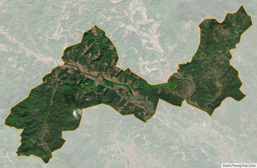 Bản đồ vệ tinh xã Yên Than, huyện Tiên Yên