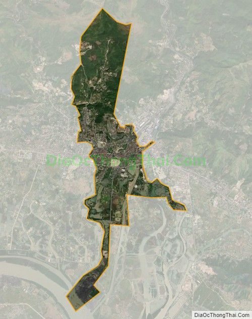 Bản đồ vệ tinh phường Quang Trung, thành phố Uông Bí