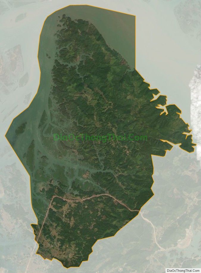 Bản đồ vệ tinh xã Đài Xuyên, huyện Vân Đồn