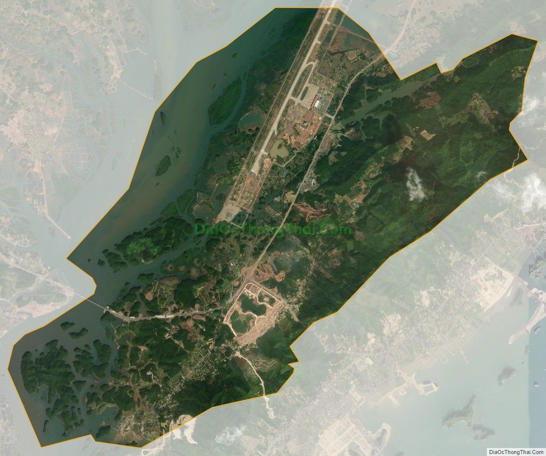 Bản đồ vệ tinh xã Ðoàn Kết, huyện Vân Đồn