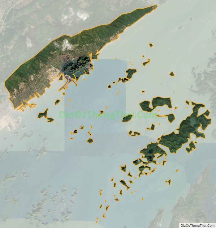 Bản đồ vệ tinh xã Hạ Long, huyện Vân Đồn
