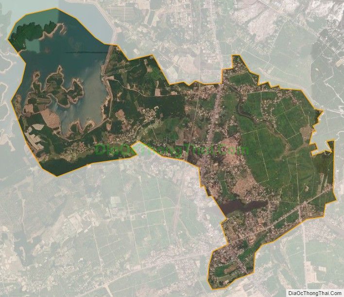 Bản đồ vệ tinh xã Cam An (cũ), huyện Cam Lộ