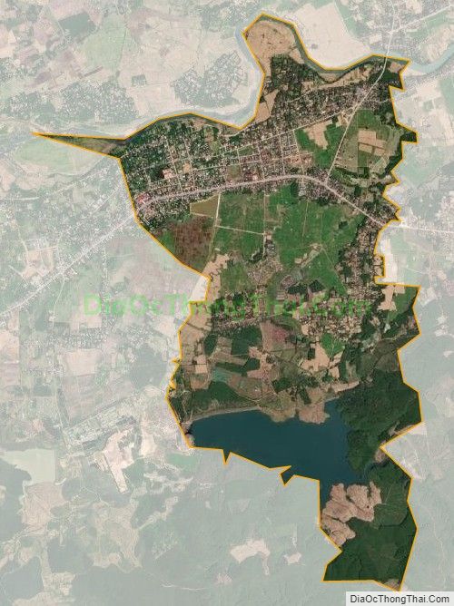 Bản đồ vệ tinh Thị trấn Cam Lộ, huyện Cam Lộ