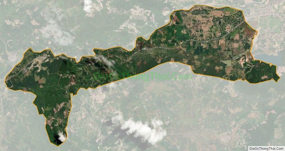 Bản đồ vệ tinh xã Cam Thành, huyện Cam Lộ