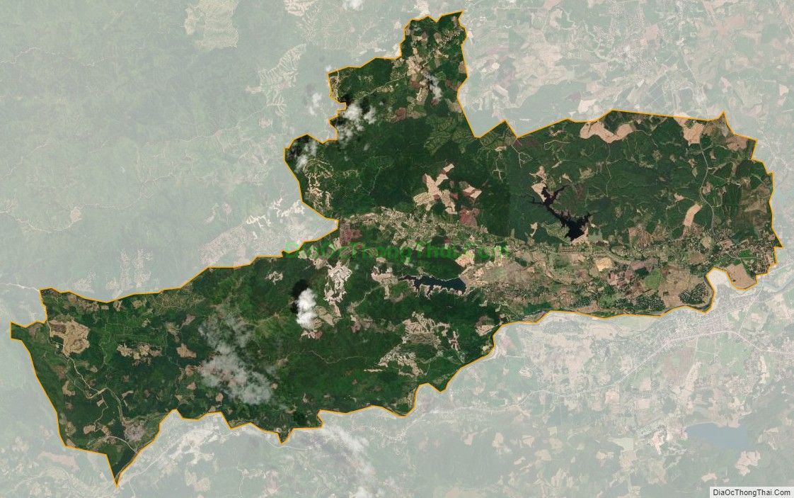 Bản đồ vệ tinh xã Cam Tuyền, huyện Cam Lộ