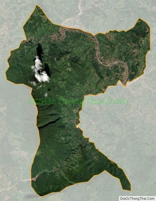 Bản đồ vệ tinh xã A Ngo, huyện Đakrông