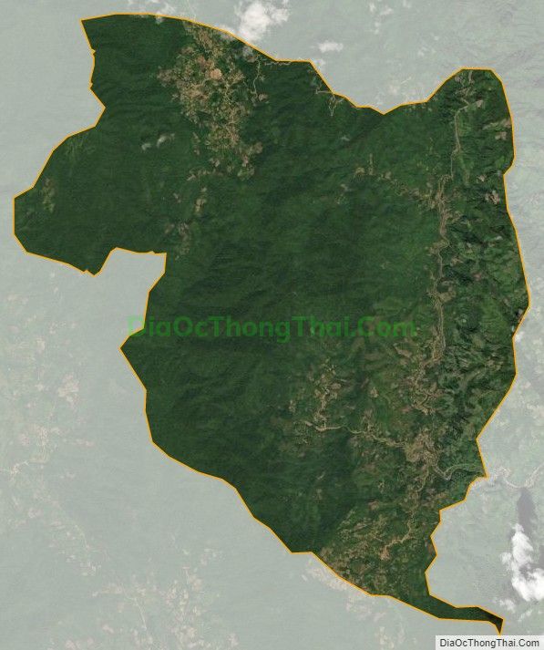 Bản đồ vệ tinh xã A Vao, huyện Đakrông