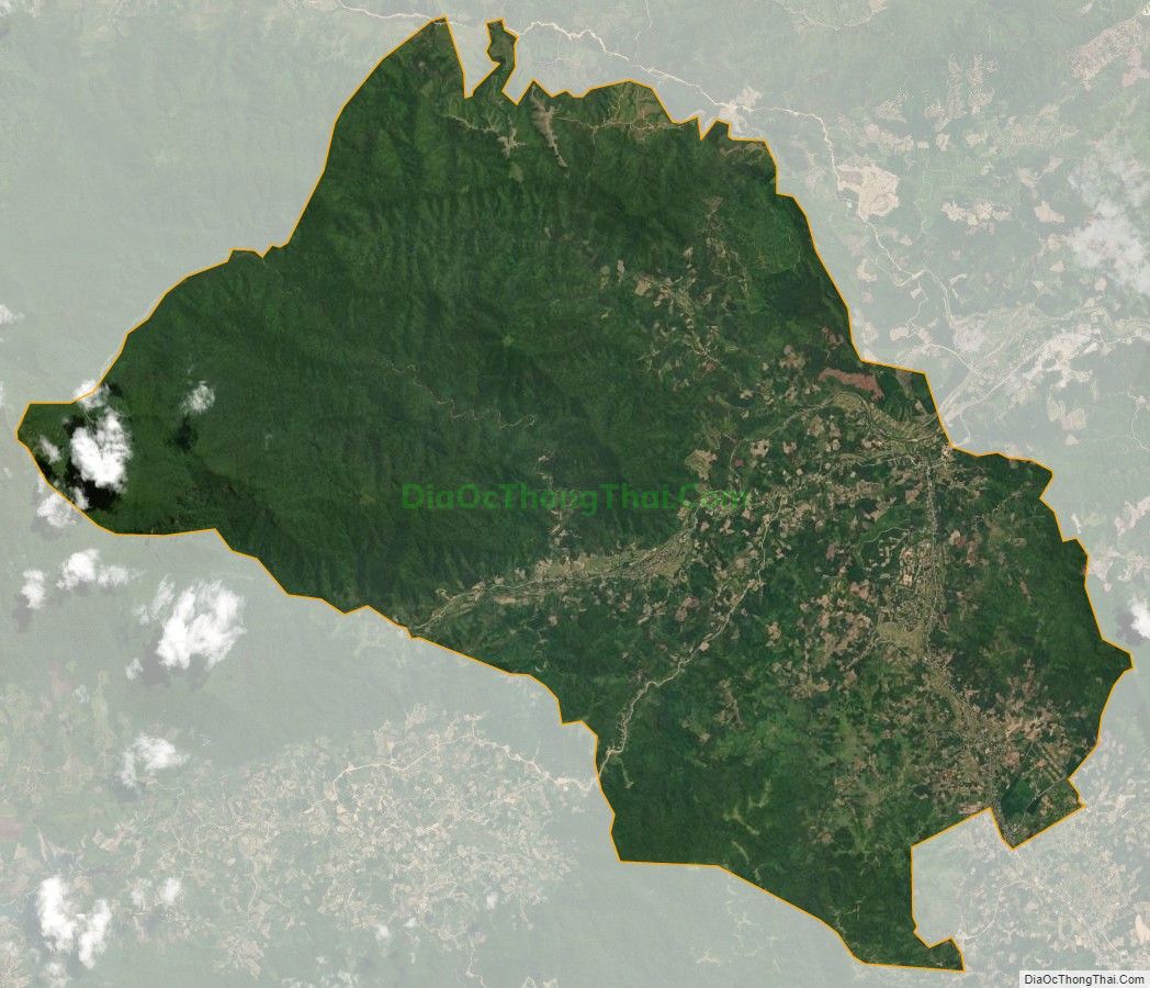 Bản đồ vệ tinh xã Hướng Hiệp, huyện Đakrông
